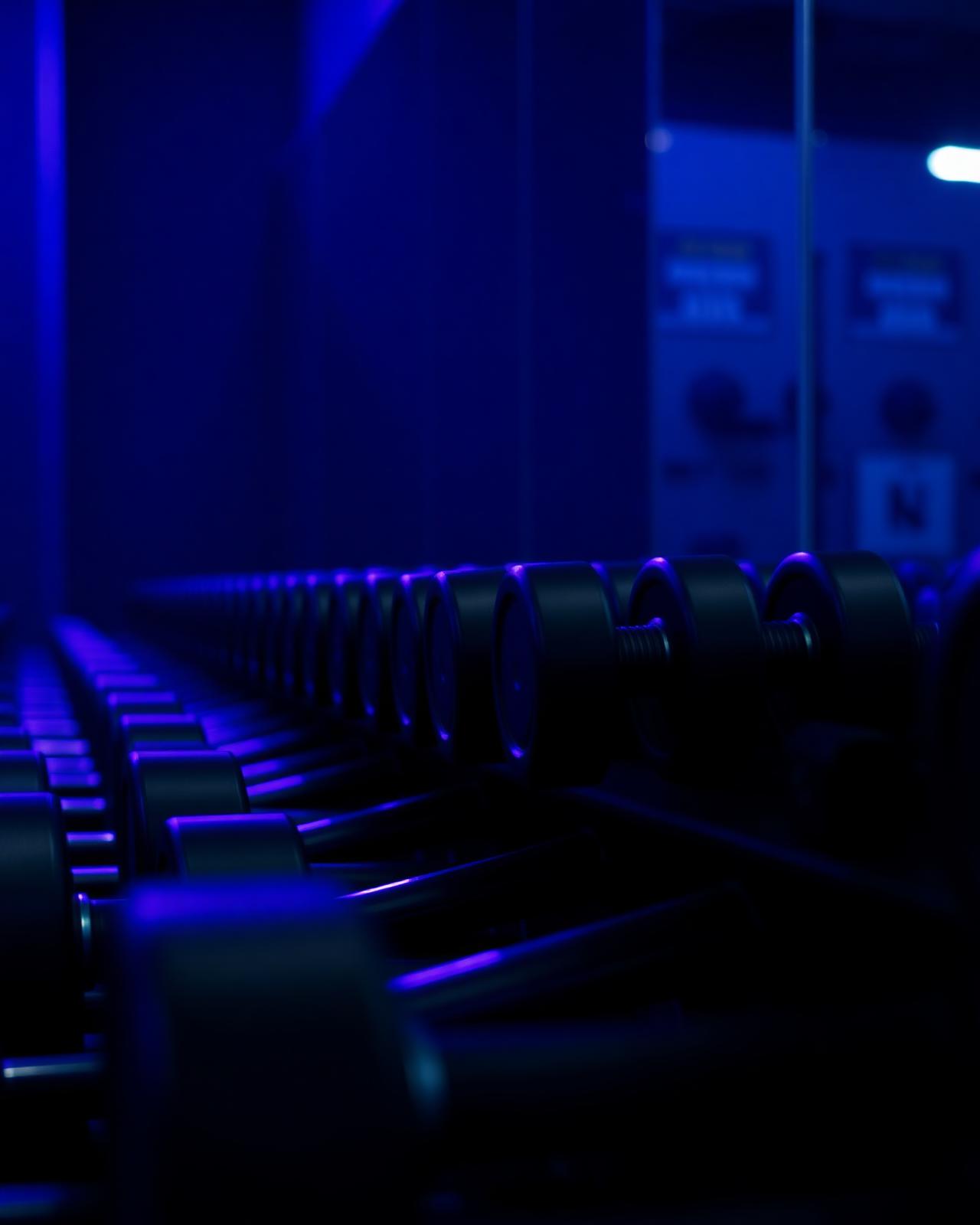 Fria vikter på Fitnesscenter